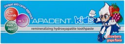 Curaprox APADENT_Kids Hydroxyapatite pasta do zębów dla dzieci od 3-5 lat o smaku truskawkowo-winogronowym 60g