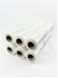Folia stretch Staples Folia stretch transparent 23mic 1,5 kg x 6 BOX