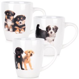 Siaki Collection Kubki ceramiczne psy 220 ml 3 szt.