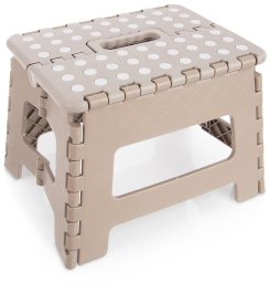 Deco4Home Schodek antypoślizgowy beżowy 120 kg 32x25x22 cm