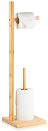 Vilde Stojak na papier toaletowy bambusowy 70 cm
