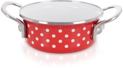 Lumarko Garnek emaliowany TECKA 14 cm, 600 ml