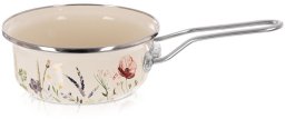 Emalia Pleszew Rondel emaliowany kremowy MAKI 16 cm, 950 ml