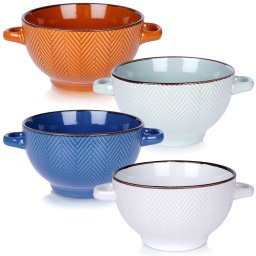 Siaki Collection Miseczki ceramiczne 620 ml 4 szt.