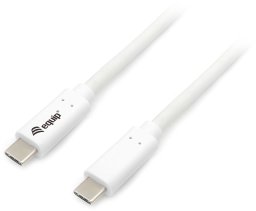 Equip 128365 kabel USB USB 3.2 Gen 1 (3.1 Gen 1) 0,5 m USB C Biały
