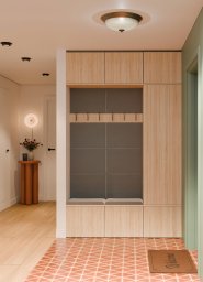 Goodhome Garderoba HAGA III/1Sz2W DĄB SONOMA + 2x Wieszak