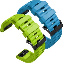 ChronSmarta Zestaw: 2x pasek ChronSmarta do smartwatch'a Garmin Fenix 5X 6X Pro 7X 7X Solar QuickFit 26mm