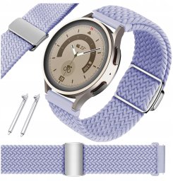 4kom.pl Pasek ChronSmarta do Samsung Galaxy Watch 4 5 6 7 40mm 42mm 46mm Classic Pro (Wzór 07)