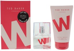 Ted Baker Set Ted Baker: W, Eau De Toilette, For Women, 30 ml + W, Cleansing, Shower Gel, All Over Body, All Skin Types, 150 ml For Women