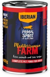 Primal Spirit PRIMAL SPIRIT Iberyjska Farma Śródziemnomorska 400g puszka