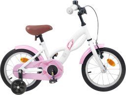 vidaXL vidaXL Rower Dziecięcy 12 Cali dla dzieci w wieku 2-4 lata Biały