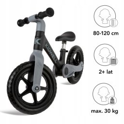 Rowerek biegowy E&L Cycles ROWEREK BIEGOWY FLEX BLACK 5906601713323