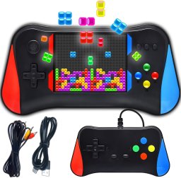 Konsola przenośna do gier retro 500 gier tv + pad do gry we 2