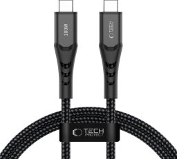 Adaptec TECH-PROTECT UB11T ULTRABOOST TYPE-C CABLE PD 100W / QC3.0 100CM BLACK