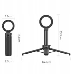Selfie stick Ulanzi Kijek Selfie Stick Magsafe Statyw 33.5 Cm Mini Tripod Magnes Karabińczyk 14n Ulanzi / Mt71