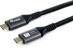 Kabel USB Equip Equip 128384 kabel USB USB4 Gen 2x2 3 m USB C Czarny