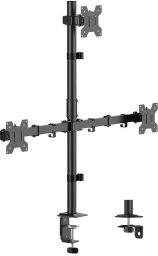 LogiLink Uchwyt biurkowy na 3 monitory 17" - 27" (BP0218)