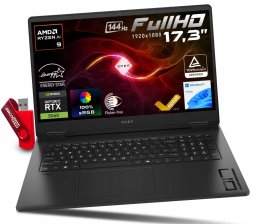 Laptop HP Laptop HP OMEN 17 AMD Ryzen AI 9 365 32GB 2TB SSD 17,3" FHD IPS RTX DO GIER