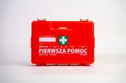 PK-MOT Przenośna Apteczka Zakładowa Z Wieszakiem Montowanym Na Ścianę K13+a