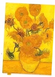 Enjoy Notatnik quatro linia TW Słoneczniki Van Gogh