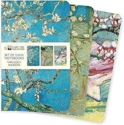 Candellana Zestaw 3 notatników MINI Kwiaty Vincent van Gogh