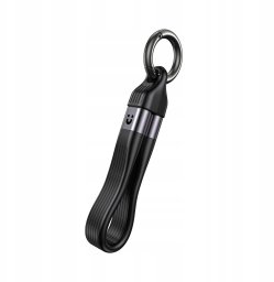 Unitek Unitek Kabel USB-C w formie breloka | USB4 | 40 Gb/s | 240W PD 8K | 13 cm, czarny
