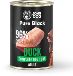 John Dog John Dog PURE BLACK DOROSŁY KACZKA 400g