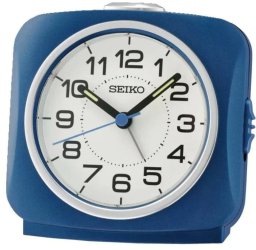 Seiko Budzik Seiko QHE194L 10x9,5 cm niebieski metaliczny .