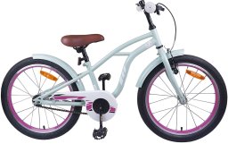 vidaXL vidaXL Rower Dziecięcy 18 Cali dla dzieci w wieku 5-7 lat Jasnozielony