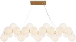 Lampa wisząca Maytoni Zwisowa lampa Dallas MOD547PL-25BS balls kule białe złote