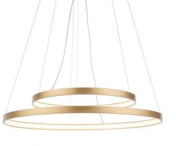 Lampa sufitowa Shilo Żyrandol pierścieniowy Agari Multi 5424 Shilo LED 89W 3000K złoty