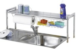 Wenko Półka kuchenna EXQUISIT - stal chromowana, WENKO