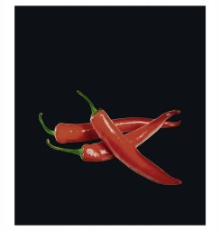 Wenko Szklana płyta kuchenna HOT PEPERONI, 60 x 70 cm, WENKO
