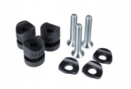 Basil Adapter do mocowania sakw bocznych BASIL MIK STUDS SETS 3szt czarny