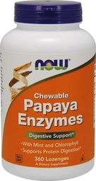  NOW Foods NOW Foods Papaya Enzyme Chewable 360 kaps. - NOW/226