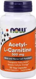  NOW Foods Acetyl L-Carnitine, 500mg 50 kaps. 