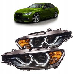 KYB Lampy BMW 3 F30 F31 Przód DRL Black
