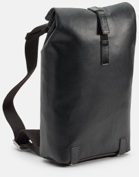 Brooks Plecak BROOKS PICKWICK REFLECTIVE LEATHER, Black, Pojemność 12L, Garbowana skóra