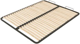 BogFran Stelaż metalowy pod materac solidny wkład do łóżka 140x200 cm 2 x 24 listwy