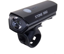 Verso Lampa przednia Verso STONE 550 USB-C 550 lm czarna Uniwersalny