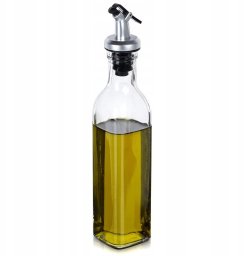 Vilde Butelka na Oliwę Ocet z Dozownikiem Szklana VILDE 250 ml Przezroczysta