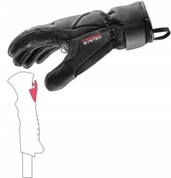 Leki LEKI RĘKAWICE Hevon Prime black 8.0