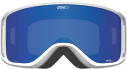Giro Gogle zimowe GIRO SAGEN WHITE ANGLES (szyba GREY COBALT 8-18% S3 + szyba YELLOW 80-99% S0)