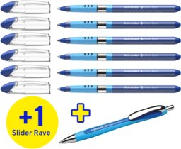 Schneider Długopis Slider Basic XB Rave 6er Niebieski