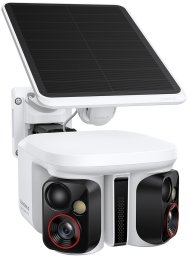 Kamera IP Baseus Zewnętrzna Security X1 Pro Dual Camera 3K - biała (6932172694814)