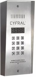 CYFRAL PC-3000RE INOX CYFRAL Cyfrowy panel rozmówny, wąski, czytnik RFID, moduł elektroniki CC2000
