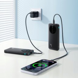 Powerbank Joyroom Powerbank Joyroom JR-PBF12 Pro 22,5W 10000mAh z wyświetlaczem cyfrowym 2x USB-A 1x USB-C - czarny