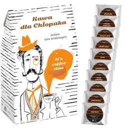 Cup&You Zestaw 10 różnych kaw smakowych w saszetkach KAWA DLA CHŁOPAKA