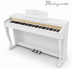 Mielczewski Pianino cyfrowe ważone ELEGIA białe Mielczewski one size