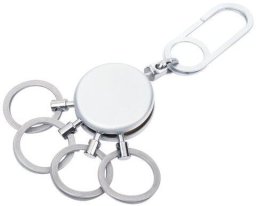 Troika TROIKA Brelok PATENT EASY srebrny